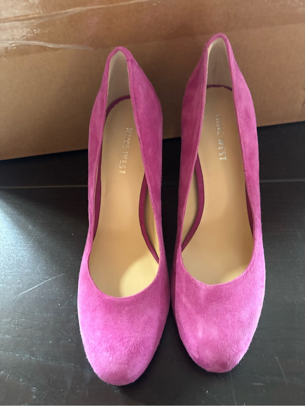 Nine West Fuchsia Suede Pumps